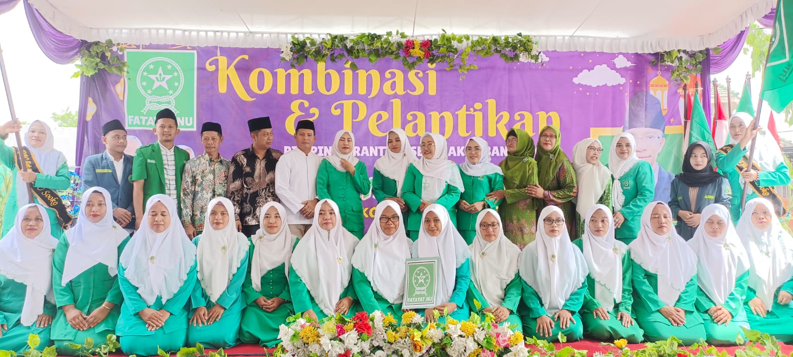 Pelantikan Pimpinan Ranting Se-anak cabang Sooko dan Kombinasi  PAC Fatayat NU Sooko kec. Sooko kab. Mojokerto sekaligus pengajian umum dg  pembicara KH. Abdul Jalil Umar dari   Lamongan