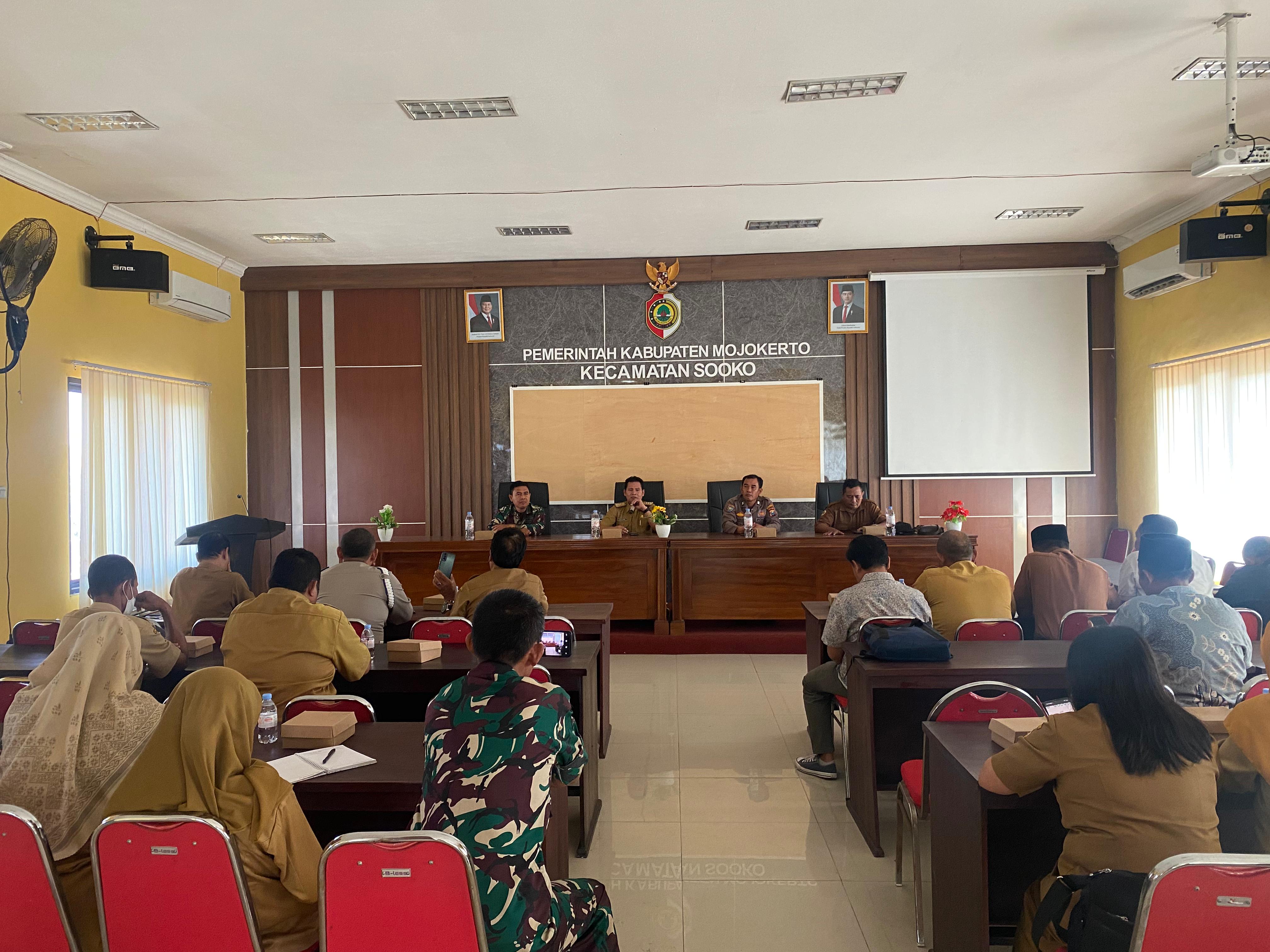 Pembentukan Panitia HUT RI Ke-80 Tahun 2025 Tingkat Kecamatan Sooko.