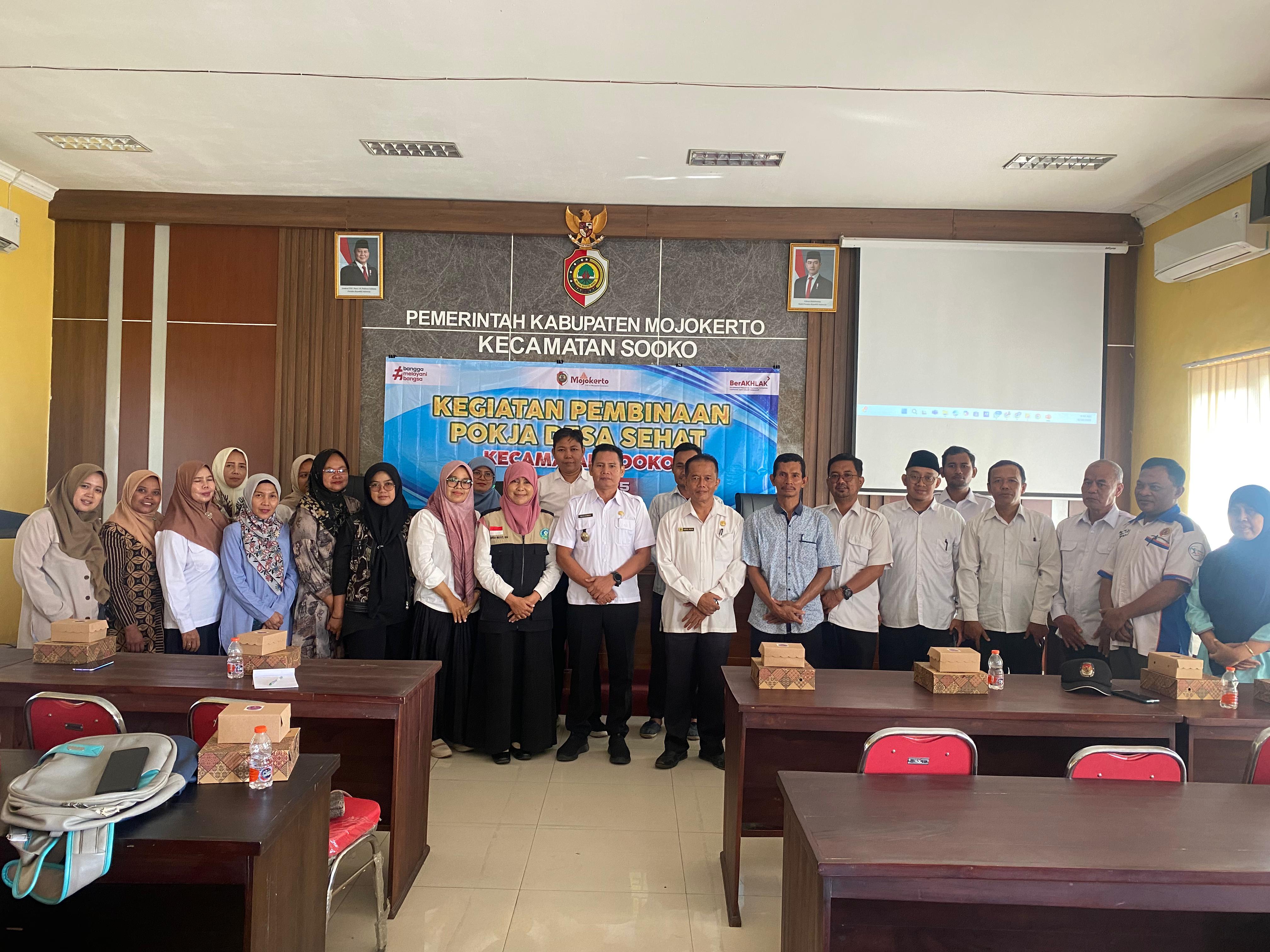 PEMBINAAN KELOMPOK KERJA (POKJA) DESA SEHAT KECAMATAN SOOKO TAHUN 2025